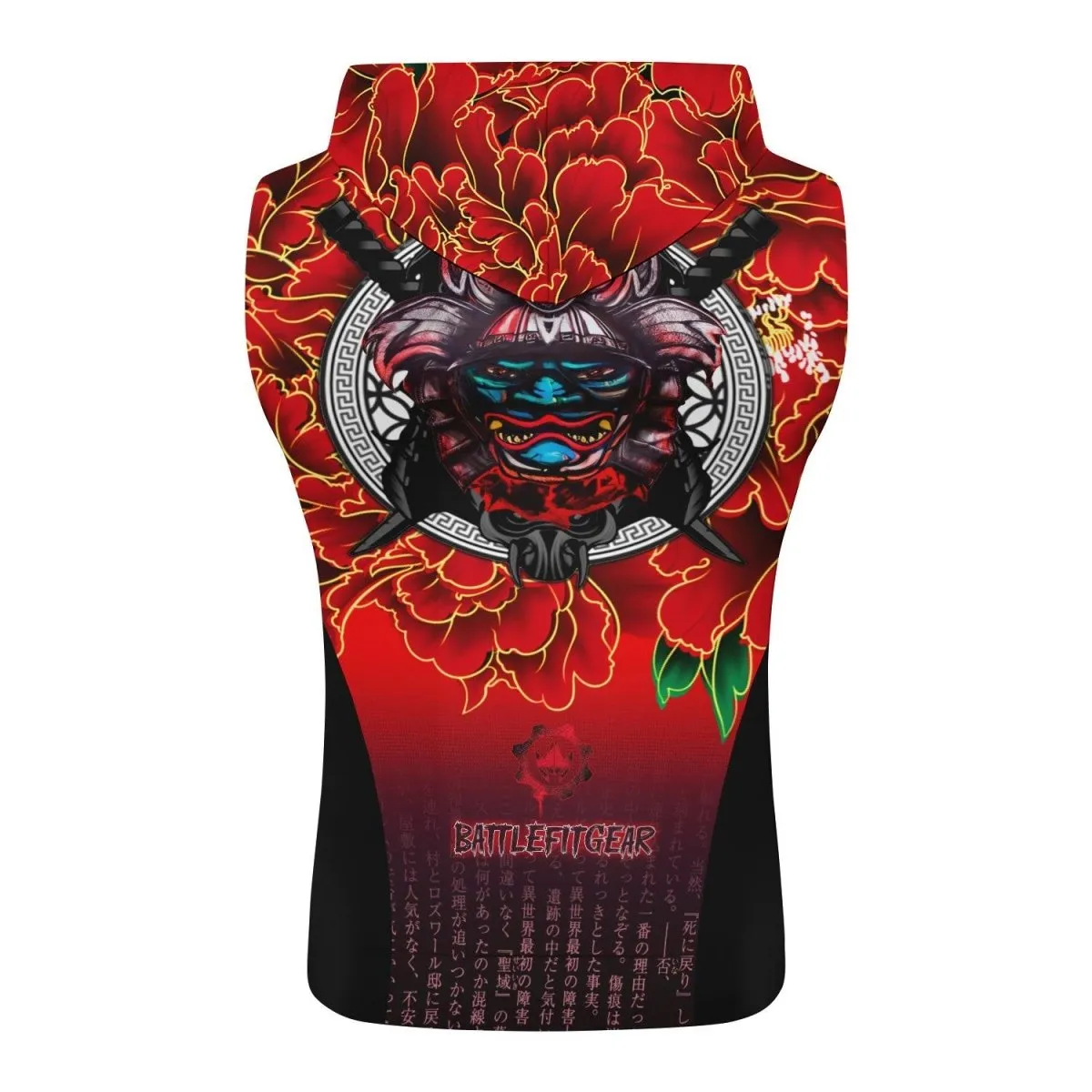 Devil Samurai Sleeveless Pullover & Zip Hoodie