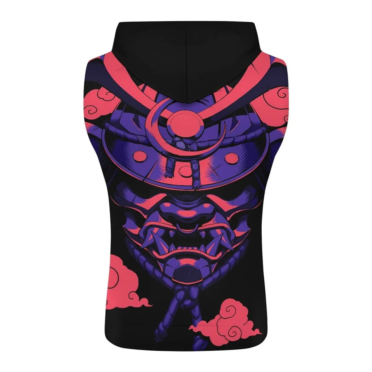 Devil Shogun Helmet Sleeveless Pullover & Zip Hoodie