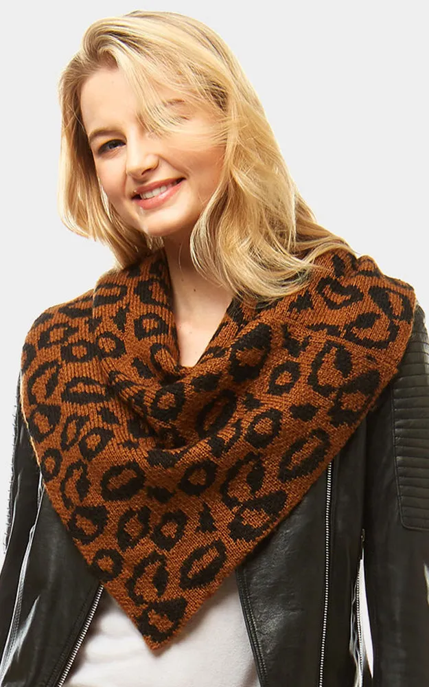 LOF1000 Leopard Print Tube Scarf
