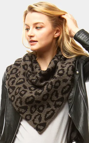 LOF1000 Leopard Print Tube Scarf