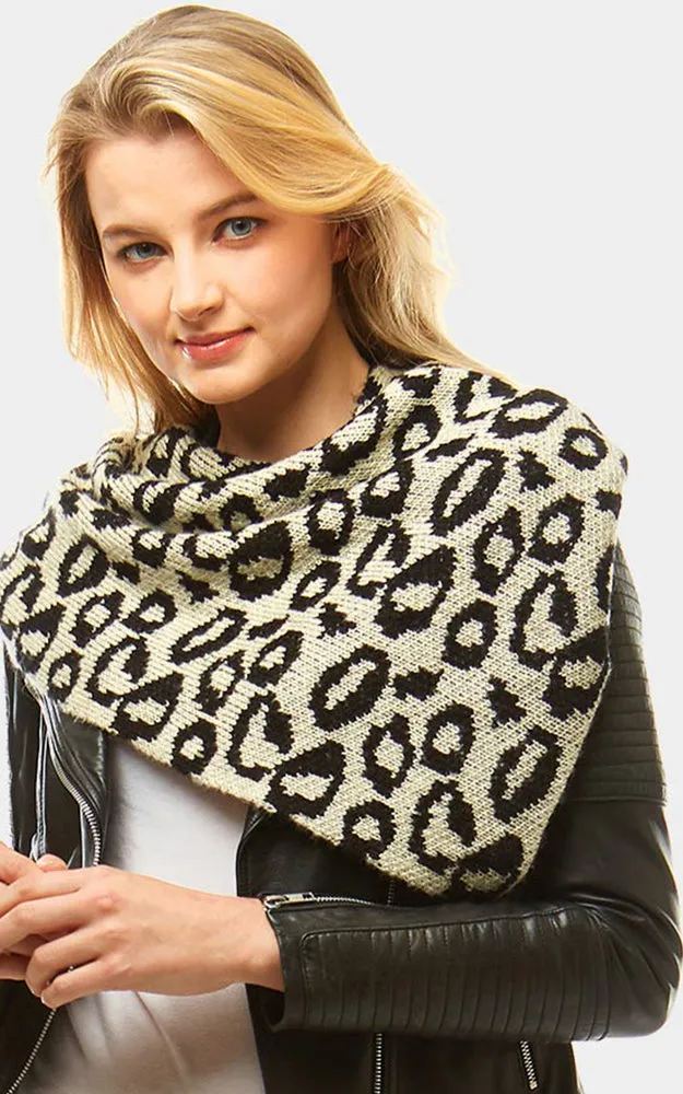 LOF1000 Leopard Print Tube Scarf