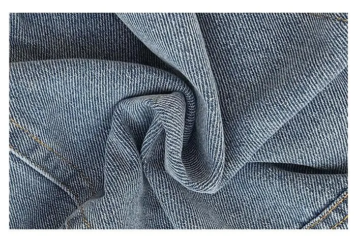 Molly Denim Fur Hooded Winter Coat Jacket