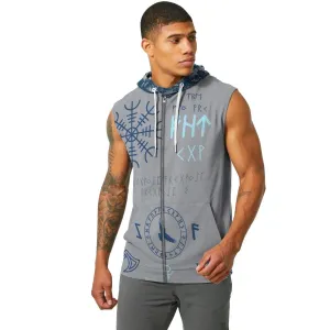 Navy Veteran Viking Sleeveless Pullover & Zip Hoodie
